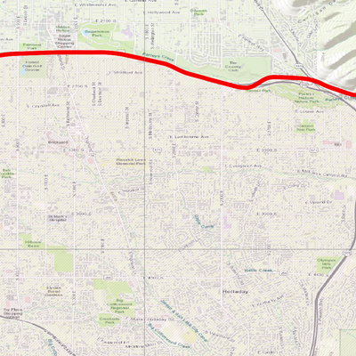 2025 Utah Hunt Map - Unit East Canyon, Wasatch Front Extended Archery Area Preview 3
