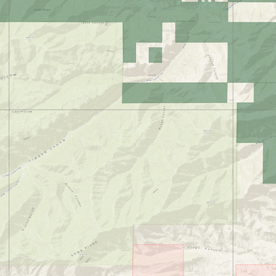 2025 Utah Hunt Map - Wasatch Mountains Unit (East) Preview 2