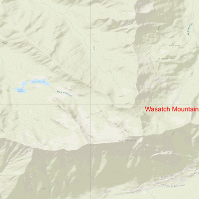 2025 Utah Hunt Map - Wasatch Mountains Unit (North) Preview 2