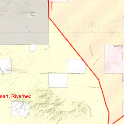 2025 Utah Hunt Map - West Desert Unit, North East Preview 2