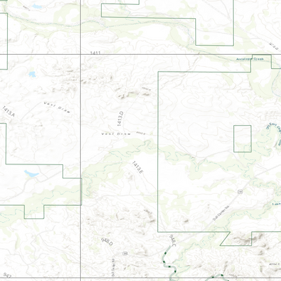 2025 Wyoming Deer Hunt Map – Deer Area 10 (Rochelle Hills) Preview 2