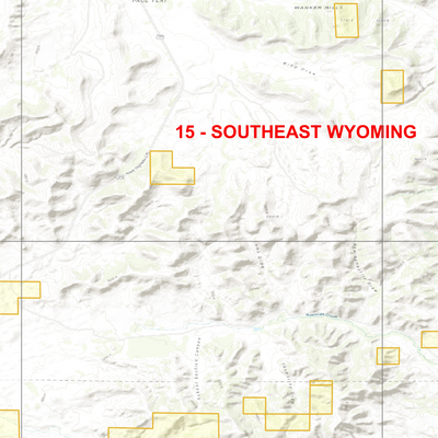 2025 Wyoming Deer Hunt Map – Deer Area 13 (Lusk) Preview 3