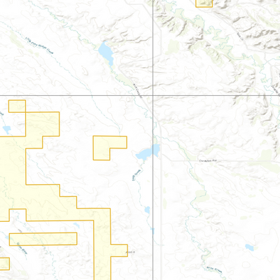 2025 Wyoming Deer Hunt Map – Deer Area 5 (Inyan Kara) Preview 2