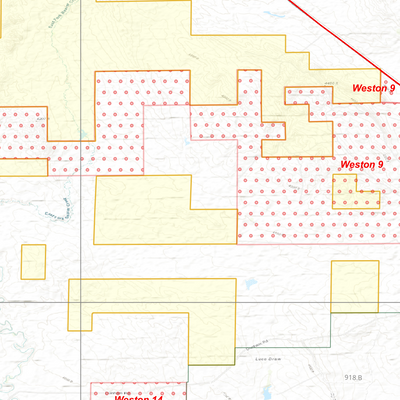 2025 Wyoming Deer Hunt Map – Deer Area 7 (South Osage) Preview 2