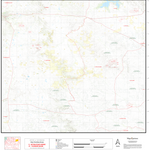 2025 Wyoming Deer Hunt Map – Deer Area 8 (Upton–Four Horse) Preview 1
