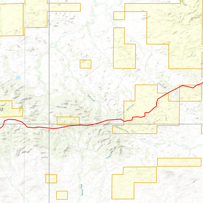 2025 Wyoming Deer Hunt Map – Deer Area 8 (Upton–Four Horse) Preview 2