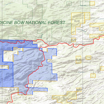 2025 Wyoming Hunt Map – Antelope Area 103 (Dwyer) Preview 3