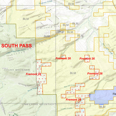 2025 Wyoming Hunt Map – Antelope Area 107 (Upper Sweetwater) Preview 3