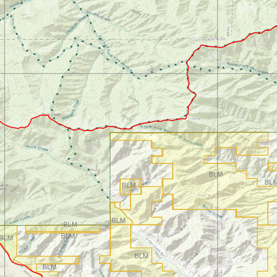 2025 Wyoming Hunt Map – Antelope Area 110 (South Greybull River) Preview 3
