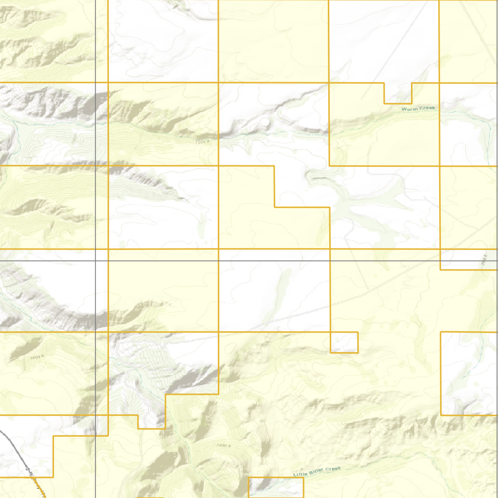 2025 Wyoming Hunt Map – Antelope Area 112 (Pine Mountain) by Map the ...