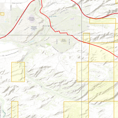 2025 Wyoming Hunt Map – Antelope Area 112 (Pine Mountain) Preview 3