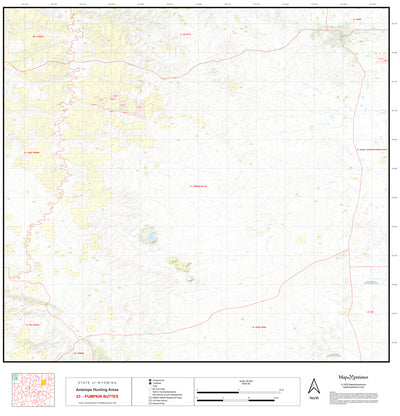 2025 Wyoming Hunt Map – Antelope Area 23 Preview 1