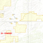 2025 Wyoming Hunt Map – Antelope Area 25 (Ormsby) Preview 2