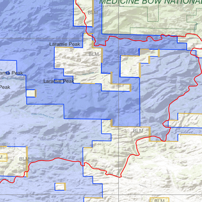 2025 Wyoming Hunt Map – Antelope Area 42 (Laramie Plains) Preview 3