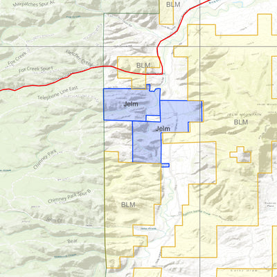2025 Wyoming Hunt Map – Antelope Area 43 (Cooper Lake) Preview 3