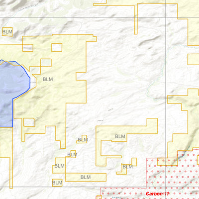 2025 Wyoming Hunt Map – Antelope Area 55 (Red Rim) Preview 2