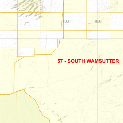 2025 Wyoming Hunt Map – Antelope Area 57 (South Wamsutter) Preview 2