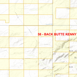 2025 Wyoming Hunt Map – Antelope Area 58 (Black Butte – Kenny Rim) Preview 2