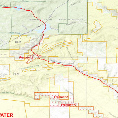2025 Wyoming Hunt Map – Antelope Area 65 (South Pass) Preview 2