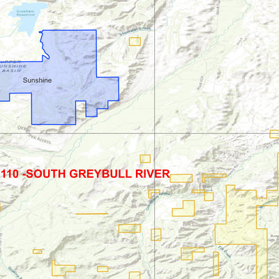 2025 Wyoming Hunt Map – Antelope Area 82 (North Greybull River) Preview 2