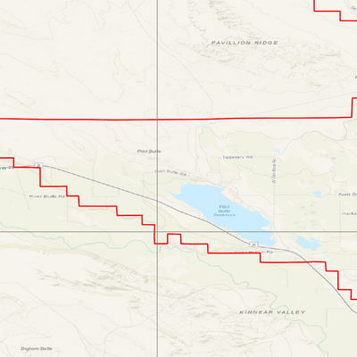 2025 Wyoming Hunt Map – Antelope Area 97 (Boysen) Preview 2