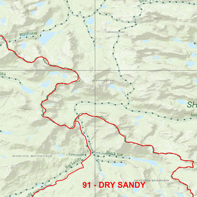 2025 Wyoming Hunt Map – Antelope Area 97 (Boysen) Preview 3