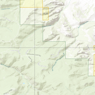 2025 Wyoming Hunt Map – Elk Area 10 Preview 3
