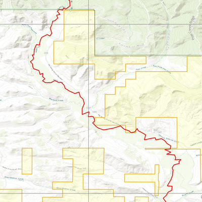 2025 Wyoming Hunt Map – Elk Area 103 (Raymond Mountain) Preview 2