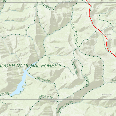 2025 Wyoming Hunt Map – Elk Area 103 (Raymond Mountain) Preview 3