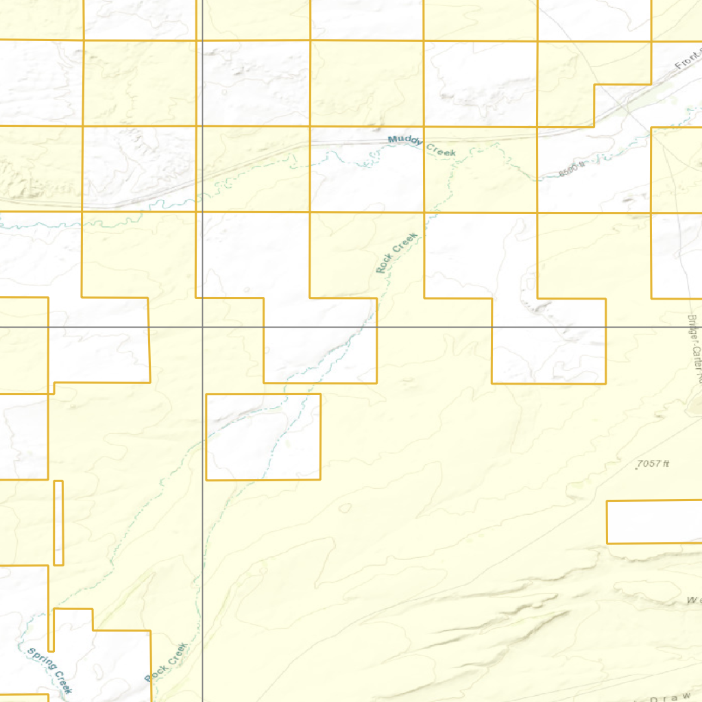 2025 Wyoming Hunt Map – Elk Area 105 (Carter Lease) by Map the ...