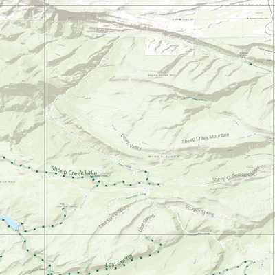 2025 Wyoming Hunt Map – Elk Area 107 (Hickey Mountain) Preview 3