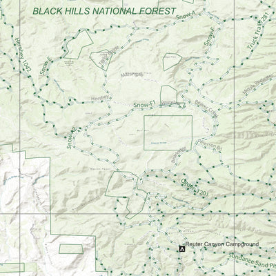 2025 Wyoming Hunt Map – Elk Area 116 (North Black Hills) Preview 3