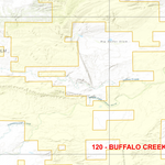 2025 Wyoming Hunt Map – Elk Area 120 (Buffalo Creek) Preview 2