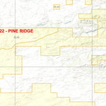 2025 Wyoming Hunt Map – Elk Area 122 (Pine Ridge) Preview 2
