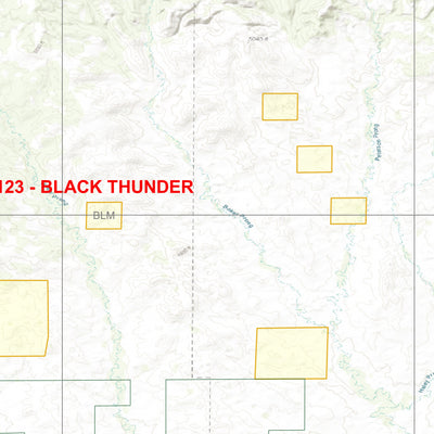 2025 Wyoming Hunt Map – Elk Area 123 (Black Thunder) Preview 2