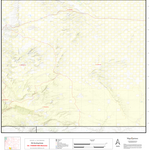 2025 Wyoming Hunt Map – Elk Area 124 (Powder Rim Western) Preview 1