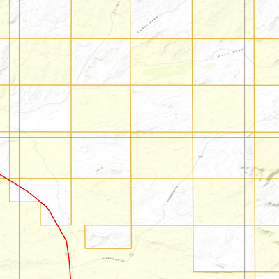 2025 Wyoming Hunt Map – Elk Area 124 (Powder Rim Western) Preview 2
