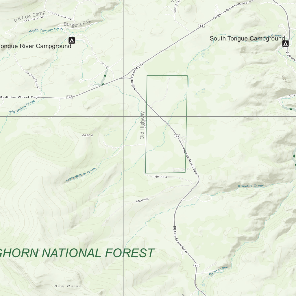 2025 Wyoming Hunt Map – Elk Area 38 by Map the Xperience | Avenza Maps