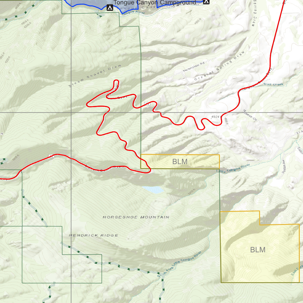 2025 Wyoming Hunt Map – Elk Area 38 by Map the Xperience | Avenza Maps