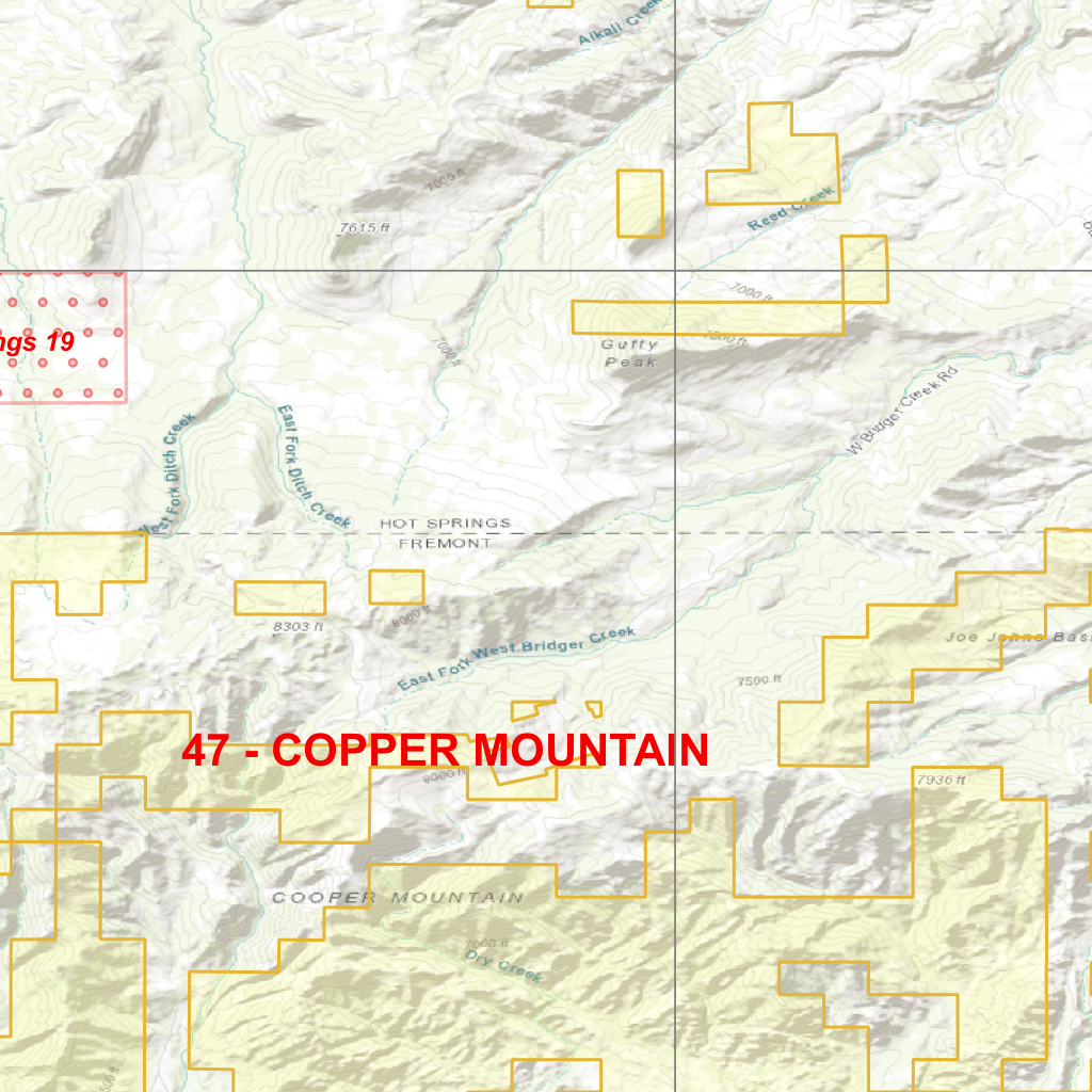 2025 Wyoming Hunt Map – Elk Area 49 by Map the Xperience | Avenza Maps
