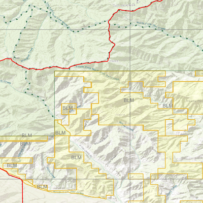 2025 Wyoming Hunt Map – Elk Area 64 Preview 3