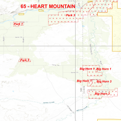 2025 Wyoming Hunt Map – Elk Area 65 Preview 2