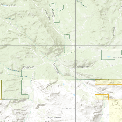 2025 Wyoming Hunt Map – Elk Area 67 (Wiggins Fork) Preview 2