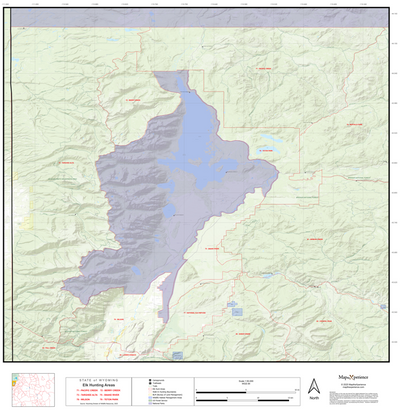 2025 Wyoming Hunt Map – Elk Area 75 Preview 1