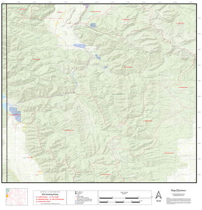 2025 Wyoming Hunt Map – Elk Area 84 Preview 1