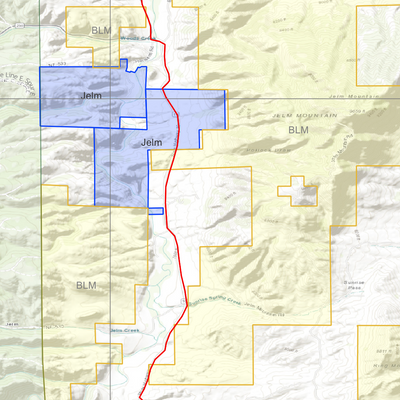 2025 Wyoming Hunt Map – Elk Area 9 Preview 3