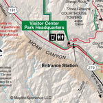 Map the Xperience Arches National Park - NPS Map - Hike Utah - Bike Utah digital map