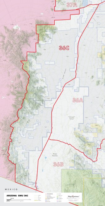 Arizona Unit 36C – Game Planner Maps