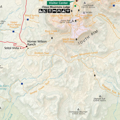 Map the Xperience Big Bend National Park - NPS Map - Hike Texas digital map