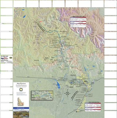 Map the Xperience Big Wood River - Fish Idaho digital map